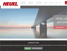 Tablet Screenshot of heuel.com